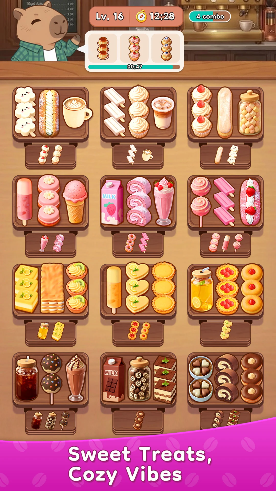 Wonder Café: Food Sort & Match screenshot