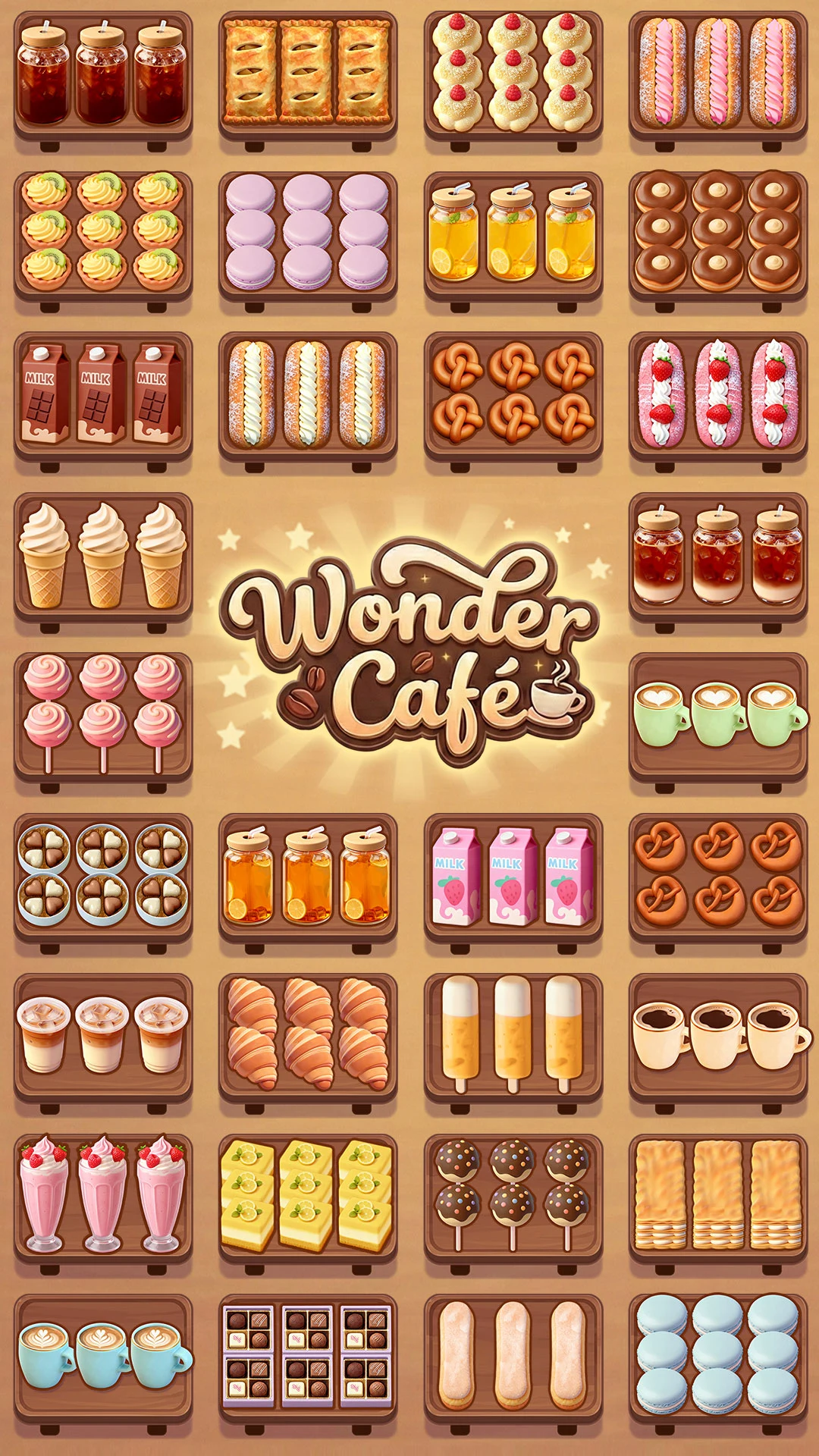 Wonder Café: Food Sort & Match screenshot