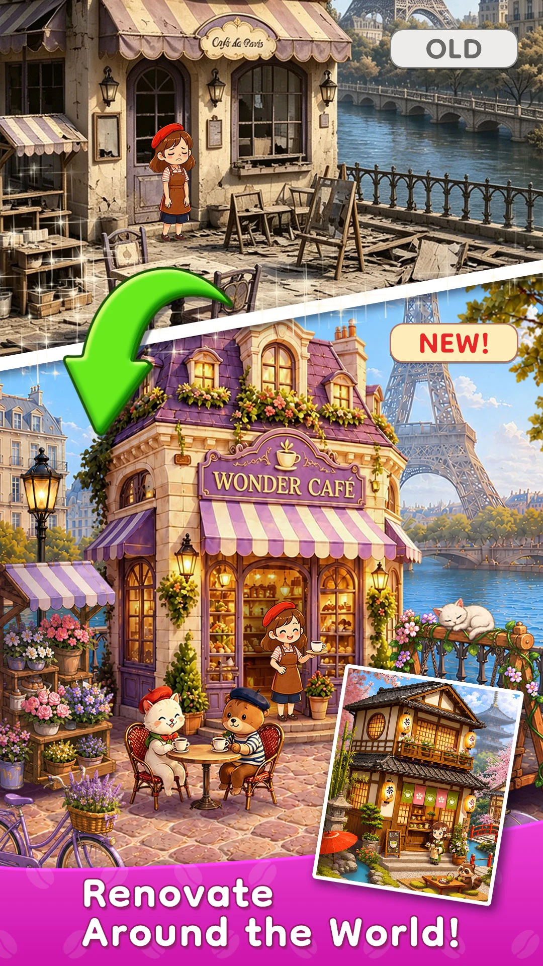 Wonder Café: Food Sort & Match screenshot