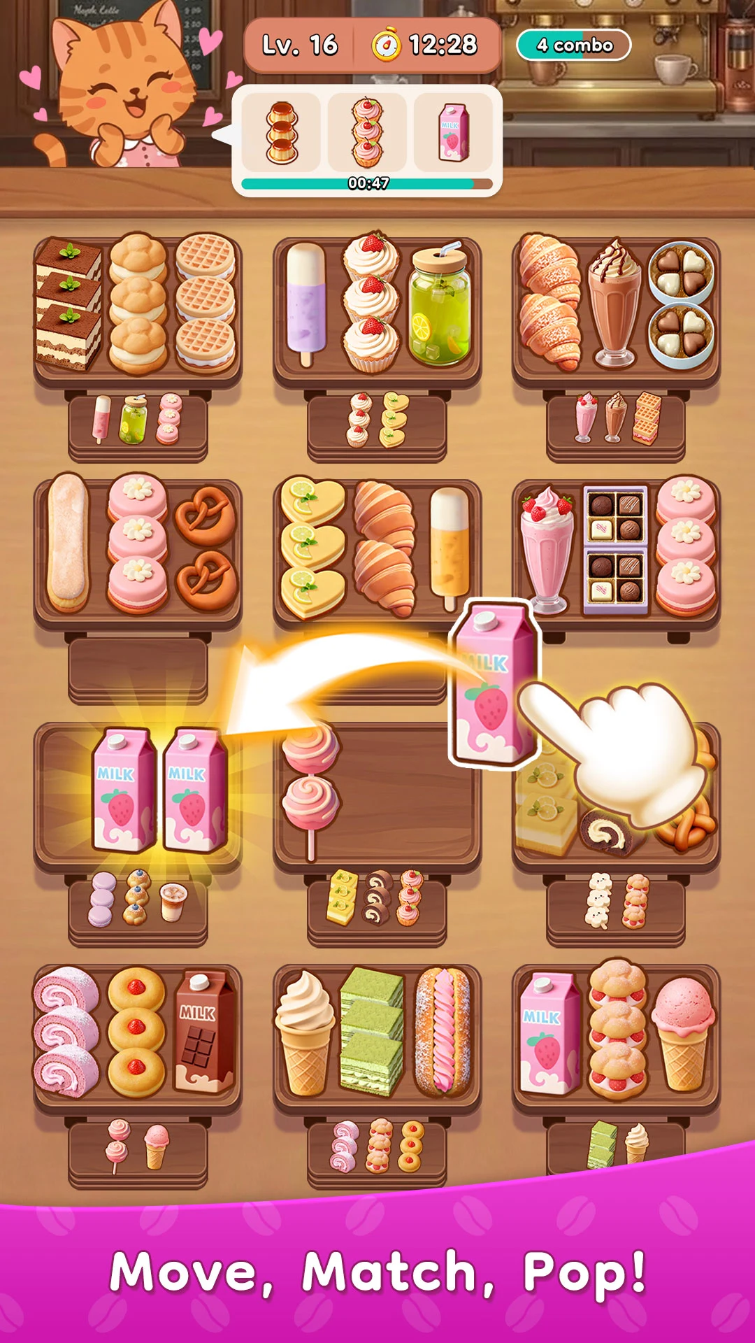 Wonder Café: Food Sort & Match screenshot